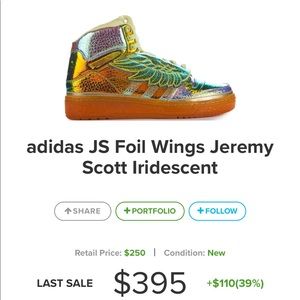 🔥 Adidas x Jeremy Scott Foil Wings 🤩 US12